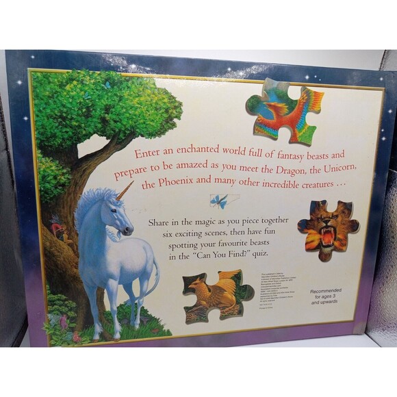 BRAND NEW! Fantasy Beasts Jigsaw Book Harry Potter Anne Sharp New OUT OF PRINT - Picture 6 of 10